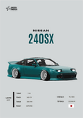 POSTER NISSAN 240SX