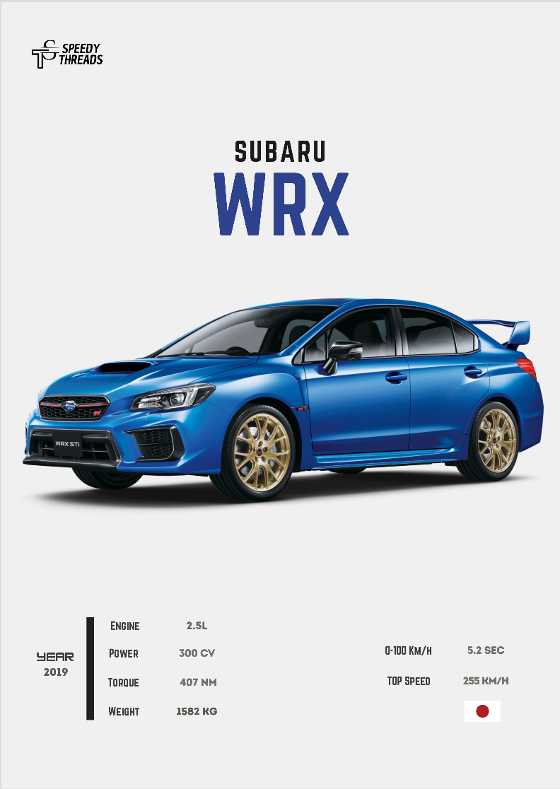 POSTER SUBARU WRX