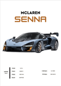 POSTER MCLAREN SENNA 2019