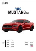 POSTER FORD MUSTANG GT