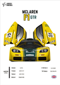 POSTER MCLAREN F1 GTR