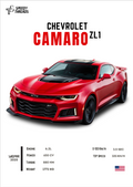 POSTER CAMARO ZL1