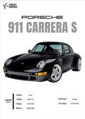 POSTER PORSCHE 911 CARRERA S 1997