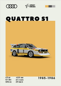 POSTER AUDI QUATTRO S1