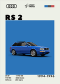 POSTER AUDI RS2 1994