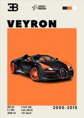 POSTER BUGATTI VEYRON