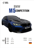 POSTER BMW M5 COMPETITION