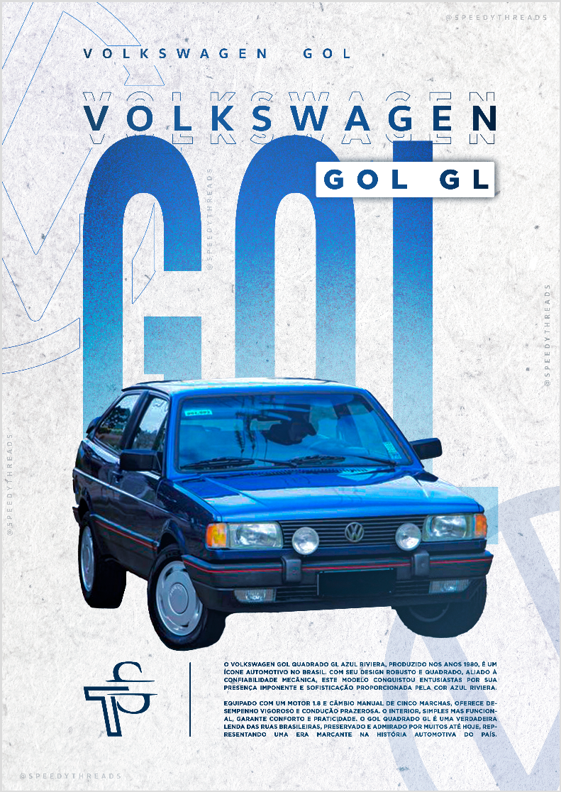 POSTER VOLKSWAGEN GOL GL