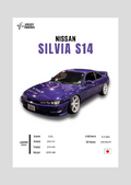 POSTER NISSAN SILVIA S14