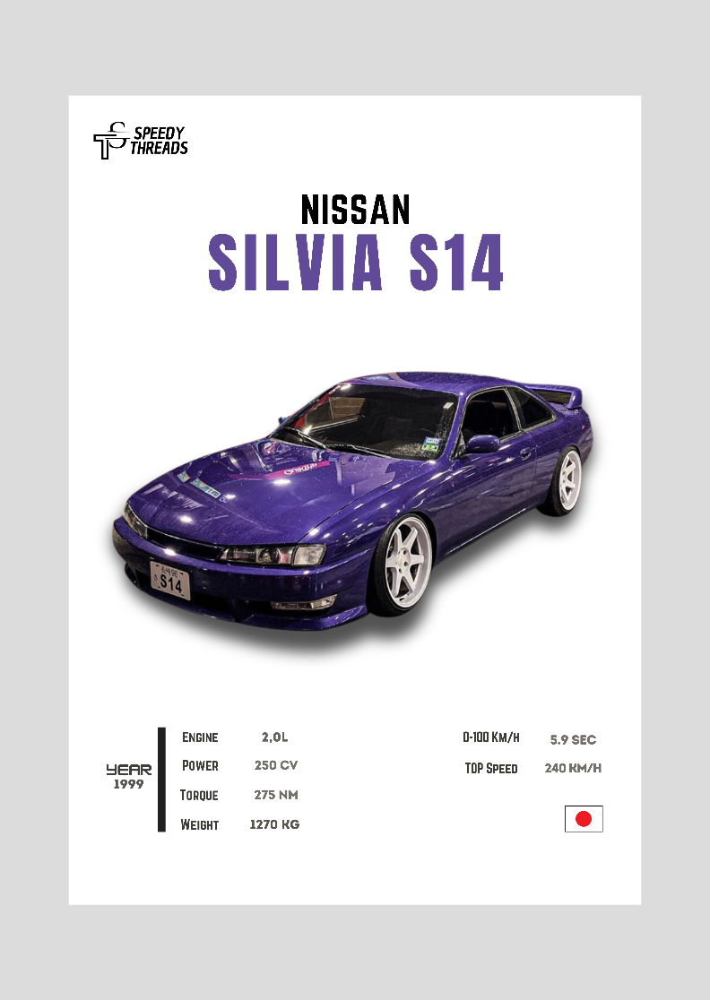 POSTER NISSAN SILVIA S14