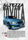 POSTER TOYOTA ALTEZZA