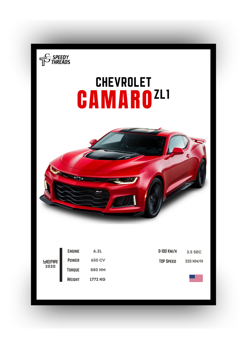 POSTER CAMARO ZL1