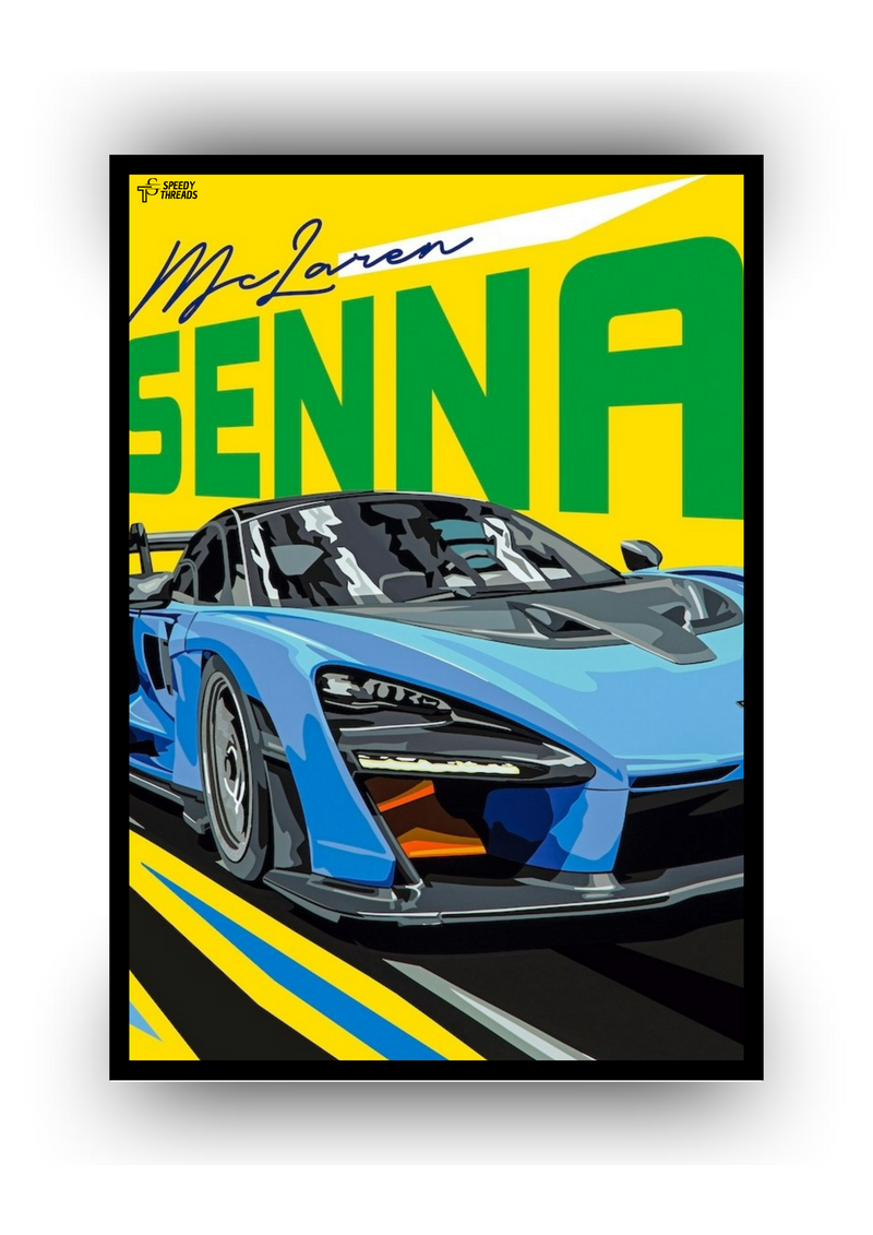 POSTER MCLAREN SENNA