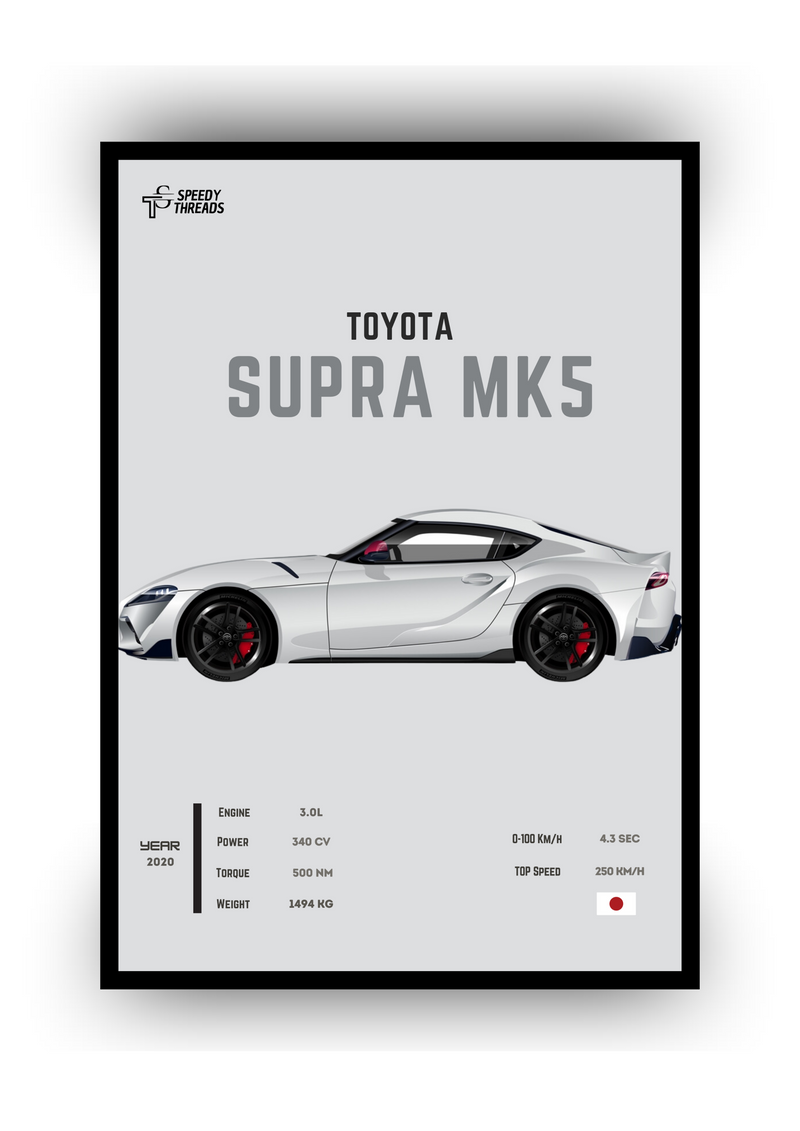 POSTER TOYOTA SUPRA MK5