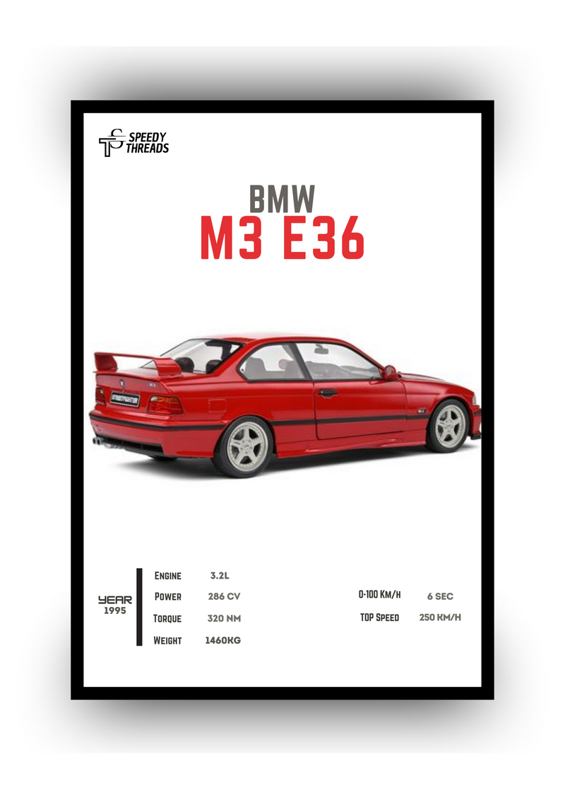 POSETR BMW M3 E36