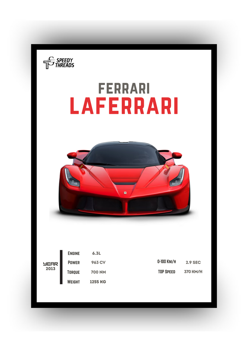 POSTER FERRARI LAFERRARI