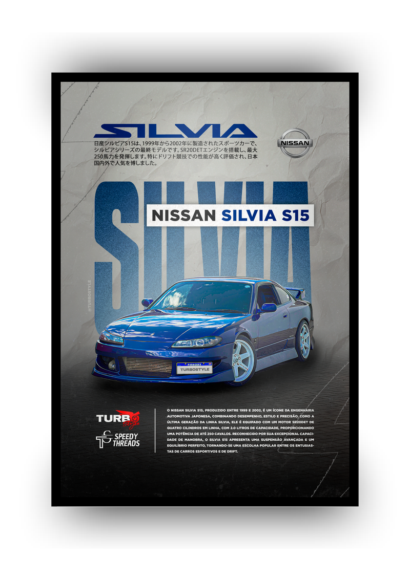 POSTER NISSAN SILVIA S15